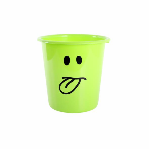 Koš na papír SMAJLÍK plast 6,4 l
