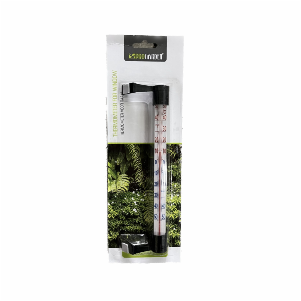 Teploměr venkovní samolepící 21 cm plast