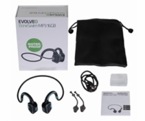 EVOLVEO BoneSwim MP3 16GB, bluetooth bezdrátová sluchátka...