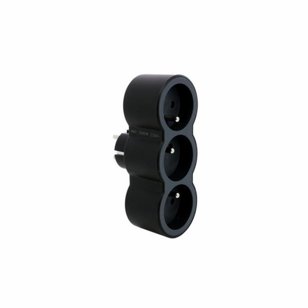 LEGRAND Revolution rozbočovač 3x2P+T, bílo-černá