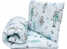 Pulp Pulp-Kmplet ložní prádlo s plněním 80x 100 cm roboti