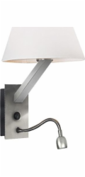 Nástěnné svítidlo MAXlight Bílé nástěnné svítidlo Maxlight ORLANDO LED 5103WA/WHNM