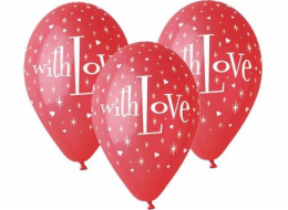 Godan Balloons Premium With Love 12 5ks GS110/P80 Bůh - 802188630219