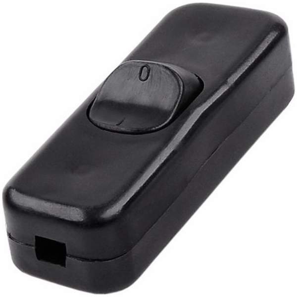 Černá černá 3A/250V konektor konektoru černého přepínače