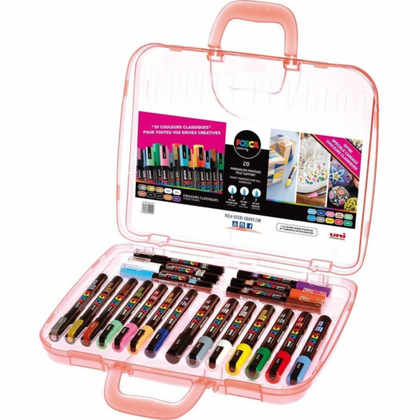 Posca  Marker UNI Malkoffer Klassik 20er Set