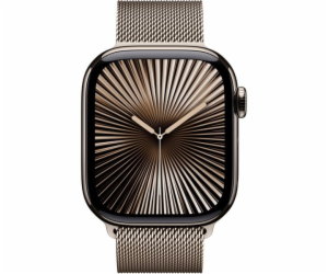 Apple Watch 10 42mm GPS+4G titanový milánský náramek zlat...