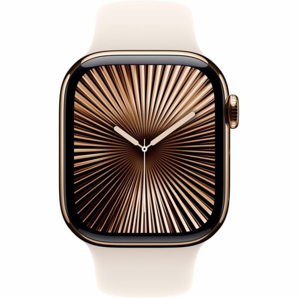 Apple Watch 10 42mm GPS+4G Titan Sport S/M Gold/Starlight