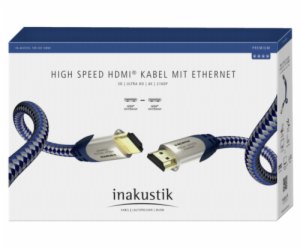 in-akustik Premium HDMI Kabel s Ethernet 0,75 m