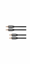 Kabel 2x Cinch konektor/2x Cinch konektor 1m KRUGER & MATZ KM0304
