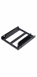 AKASA montážní kit  pro 2,5" HDD do 3,5" pozice, 2x 2,5" HDD/SSD, černý