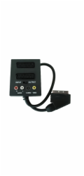 PremiumCord Adapter SCART/M-2xSCART+3xCINCH+Switch IN/OUT