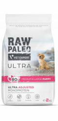 VETEXPERT Raw Paleo Ultra Pork Medium & Large Puppy - suché krmivo pro psy - 2kg