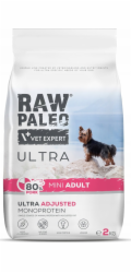 VETEXPERT Raw Paleo Ultra Pork Mini Adult - suché krmivo pro psy - 2kg