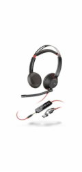 Poly Blackwire 5220 náhlavní souprava, 3.5 mm jack + USB-C/A adaptér, stereo