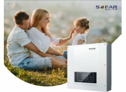 CORAB PV střídač/střídač 3-fázový 6,6kW AC Sofar 6.6KTLX-G3 2 MPPT WiFi DC-Switch