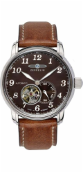 Pánské Zeppelin Watch LZ127 7666-4 Hnědé automatické