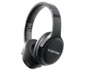 CANYON bezdrátová sluchátka OnRiff 4, BT 5.3, USB-C, bate...