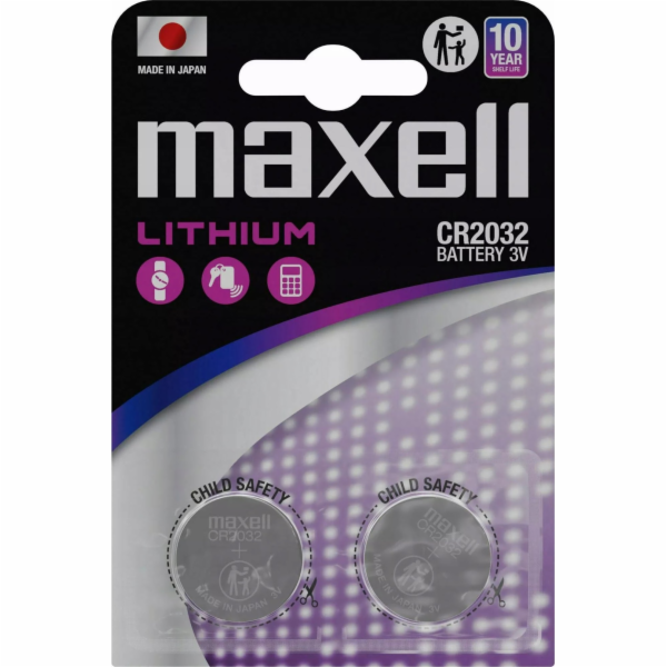 Maxell CR2032 Sada lithiových baterií 2 ks