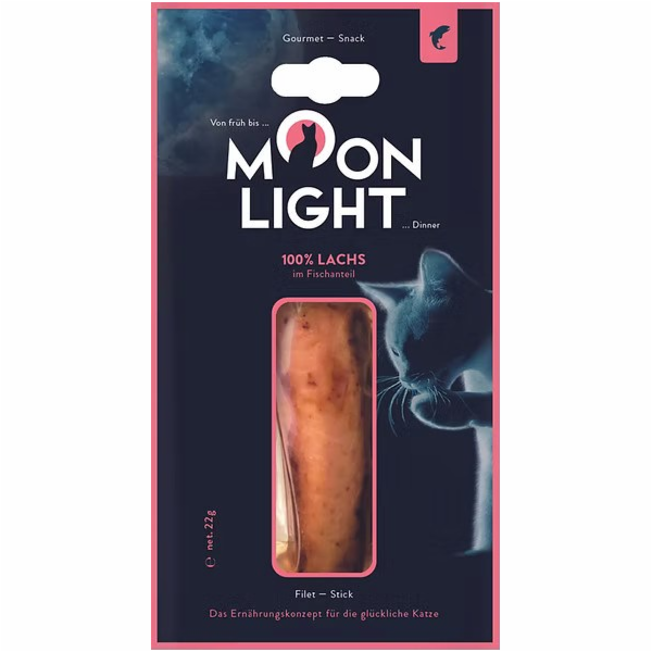 MOONLIGHT Dinner Filet z Lososa - pochoutka pro kočky - 22g