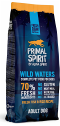 PRIMAL SPIRIT Wild Waters - polosuché krmivo pro psy - 12 kg