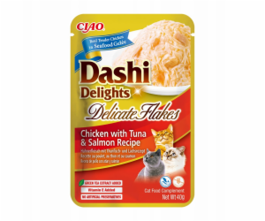 INABA CAT Dashi Delights Jemné vločky Kuře s tuňákem a lo...