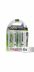 6x2 Ansmann maxE NiMH Akku Mono D 5000 mAh          5030922
