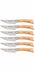 Laguiole Jean Dubost Steakmesser Set 6 tlg., Eiche