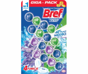 BREF WC čistič-osvěžovač BREF POWER AKTIV LAVENDER+BOROVI...