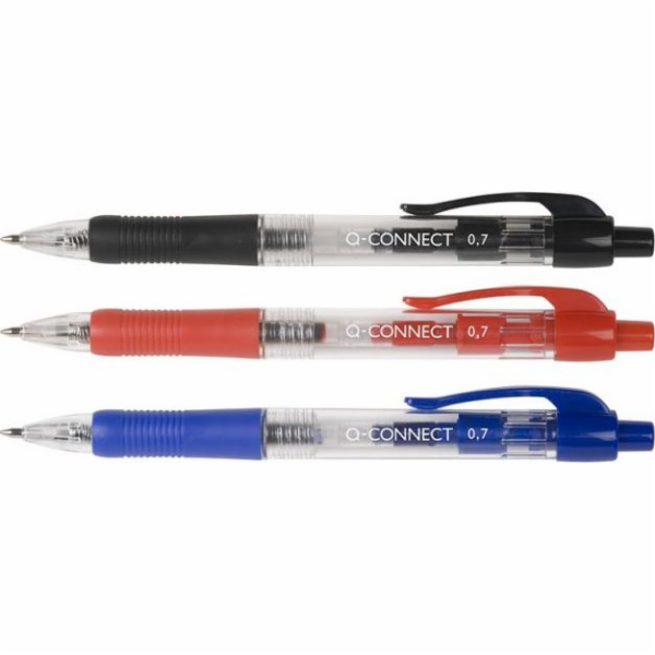 Automatické kuličkové pero Q-Connect. 0,7 Mm Q-spojka (10...