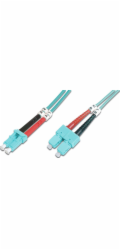 Digitus Fiber Optic Patch Cable, LC to SC, Multimode 50/125 µ, Duplex, Class OM3 10 m