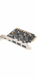 Digitus DS-30222 Digitus USB 3.1 přídavná karta PCI Express 2x USB-C + 3x USB A
