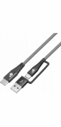 TB Touch 2v1 kabel USB-C - USB C s USB A, 1,2m