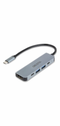 DICOTA USB-C 5v1 video hub 4K PD 100W
