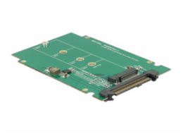Delock 2.5” Převodník U.2 SFF-8639 > M.2 NGFF NVMe Key M