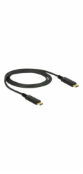 Delock - USB kabel - 24 pin USB-C (M) do 24 pin USB-C (M) - USB 3.1 Gen 2 - 5 A - 1 m - černá