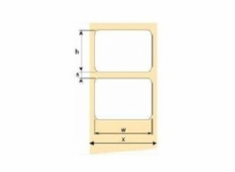 OEM samolepící etikety 50mm x 30mm, bílý papír, cena za 1500 ks