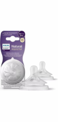 Náhradní dudlík Avent Natural Response 2, 0+m - 2 ks