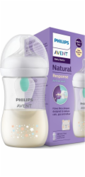 Láhev Avent Natural Response s ventilem Air Free 260 ml +1m medvěd