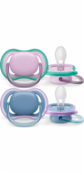 Šidítko Avent Ultra air Neutral 2ks 6- 18 m holčička Vel.6-18 m