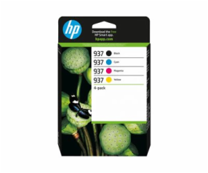 HP 937 CMYK Original Ink Cartridge 4-Pack (1,450 / 800 / ...