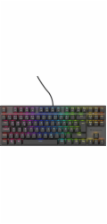 Klávesnice Genesis GENESIS THOR 303 TKL DE GAMING KEYBOARD RGB PODSVÍCENÍ MECHANICKÉ HNĚDÉ ČERNÉ HOT SWAP