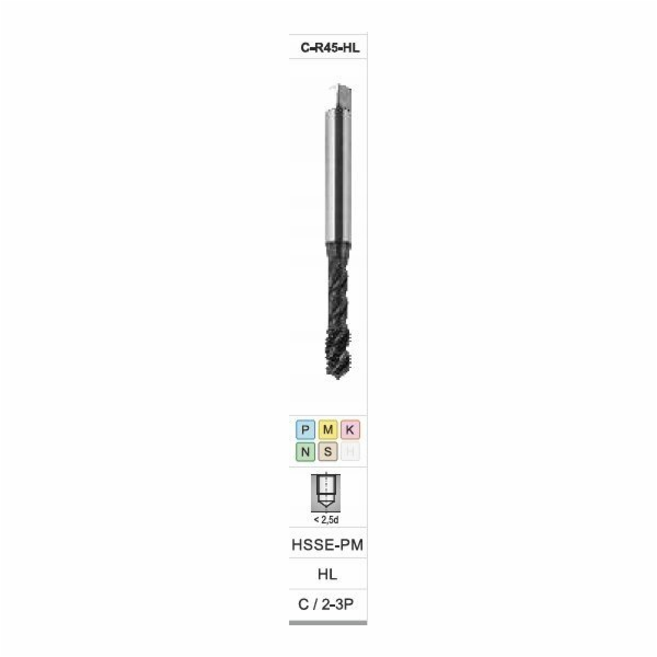 Fanar THREAD UNC 5/16-18 DIN-371C R45 (2BX) HSSE-PM HL MA...
