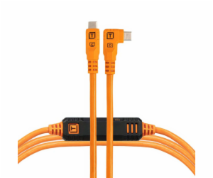 Tether Tools TetherPro USB-C Optima 10G rechts orange 4,6m