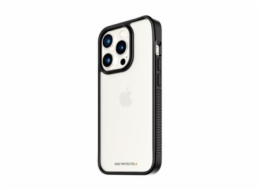 PanzerGlass ClearCase - Zadní kryt pro mobilní telefon - tvrzené sklo, plastový rám, D3O Bio - černá, průhledná - pro Apple iPhone 15 Pro