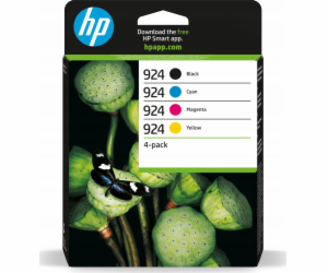 HP 924 - 4-balení - černá, žlutá, azurová, purpurová - or...