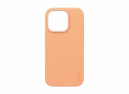 CARE by PanzerGlass - Zadní kryt pro mobilní telefon - kompatibilita s MagSafe - termoplastický polyuretan (TPU), oleofóbní povrch, polykarbonát (PC) - broskvová jemná chlupatost - pro Apple iPhone 16