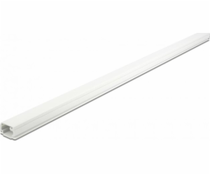 Delock - Kabelovod s krytem - 1 m - bílá