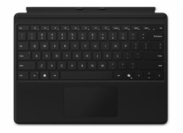 Microsoft Surface Pro Keyboard - Klávesnice - s akcelerometr, touchpad - podsvícená - QWERTY - Mezinárodní angličtina - černá