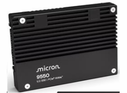 Micron 9550 MAX - SSD - Enterprise, Mixed Use - šifrovaný - 6.4 TB - interní - 2.5" - U.2 PCIe 5.0 x4 (NVMe) - TCG Opal Encryption 2.02 - kompatibilní s TAA