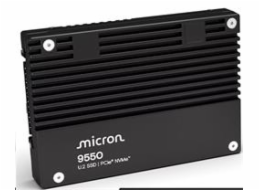 Micron 9550 PRO - SSD - Intenzivní čtení, podnikový - šifrovaný - 30.72 TB - interní - 2.5" - U.2 PCIe 5.0 x4 (NVMe) - TCG Opal Encryption 2.02 - kompatibilní s TAA